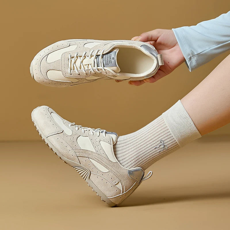 AIYUQI 2026 New Women Sneakers Shoes Non-Slip Flats Women's Virtue Training Shoes Large-Size Casual Shoes Students Female Shoes