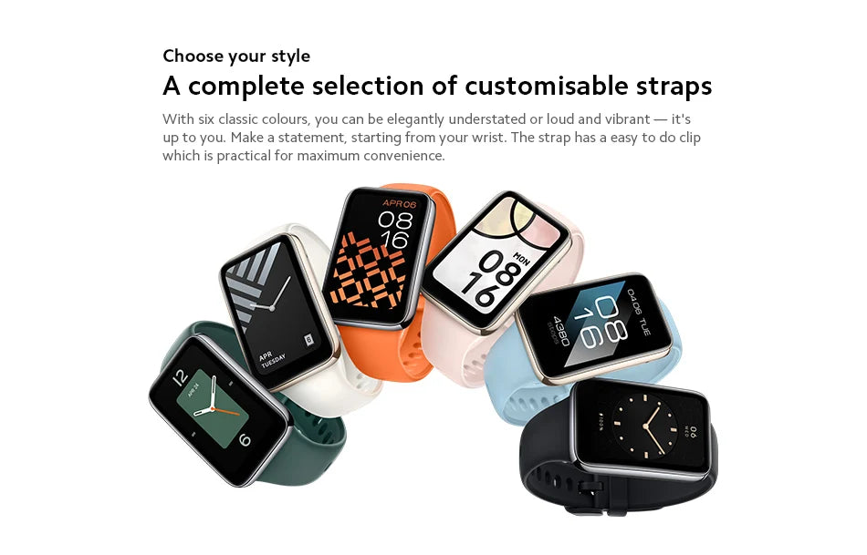 Original Global Version Xiaomi Mi Band 7 Pro AMOLED Screen Blood Sleep Breathing Oxygen Monitoring Health Management Smart Watch