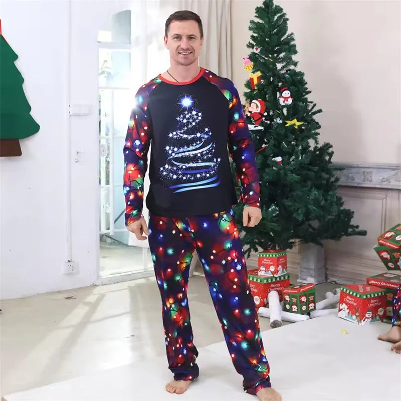 Christmas Family Pajamas Adults Kids Matching Outfits Cute Loose Sleepwear Mother Daughter Father Don Baby Romper Xmas Look Pjs