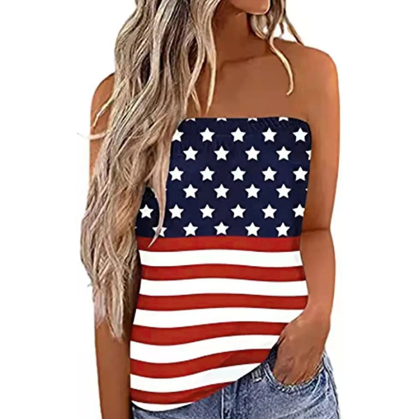 2022 Women Sexy Tube Top Summer Women Casual Tank Crop Tops Solid Color Elastic Design Backless Breathable Strapless Tops
