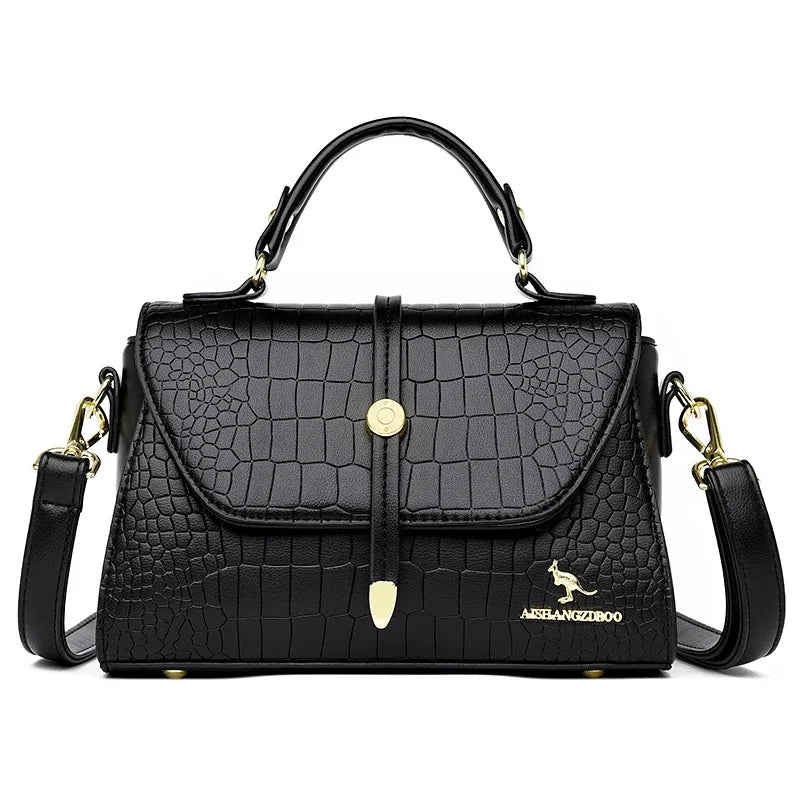 Premium Leather Crossbody Bags for Women Female Shoulder Messenger Bags Luxury Designer Handbags and Purses