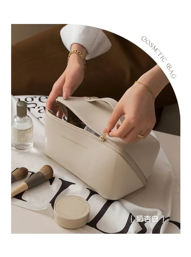 Makeup Organizer Female Toiletry Kit Bag Make Up Storage Pouch Luxury Lady Box, Cosmetic Bag, Organizer Bag For Travel Zip