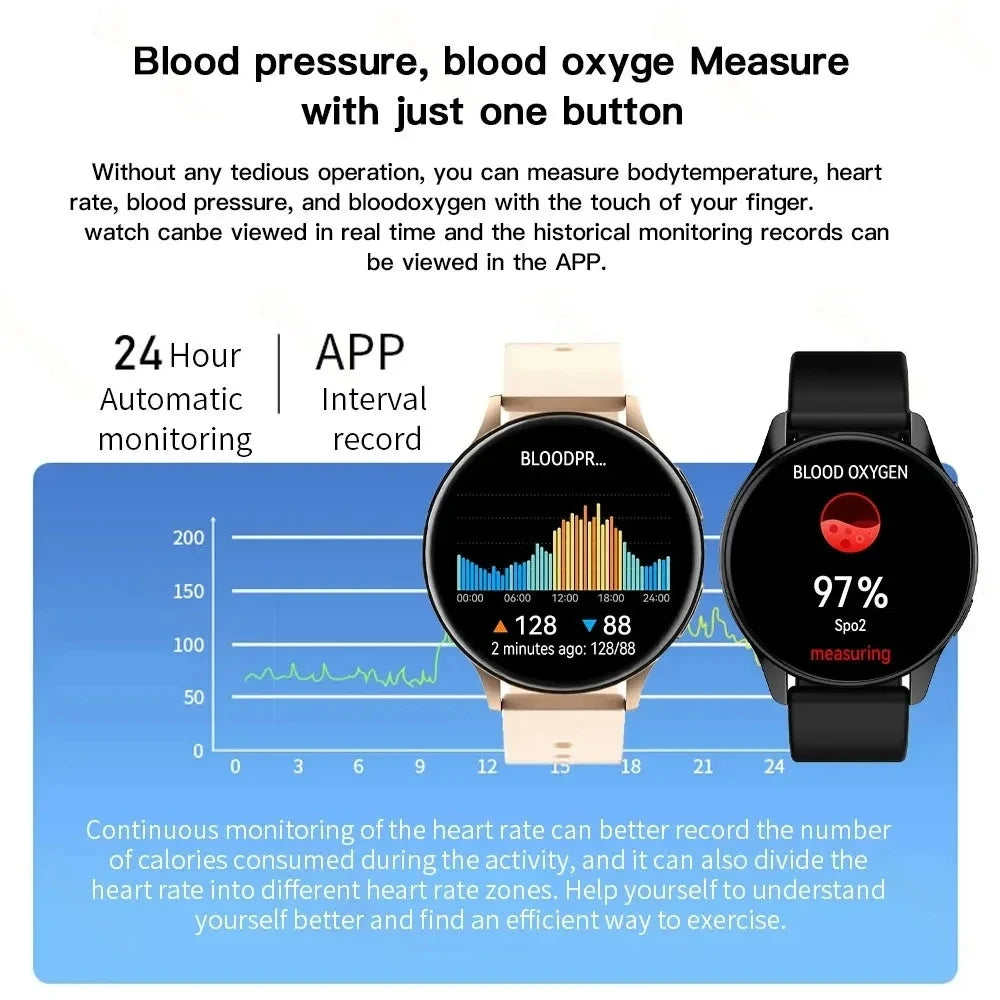 LIGE New Smart Watch 2026 Wireless Charging Custom Watch Face Smartwatch Bluetooth Call Smart Watches Men Women Fitness Bracelet