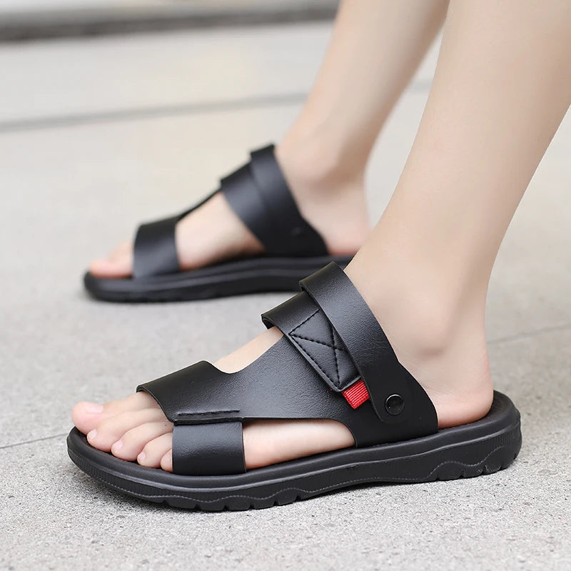 Sandals Men's Summer 2025 Casual Dual-Purpose Large Size Beach Shoes Outdoor Non-Slip Slippers Wading and River Tracing Shoes