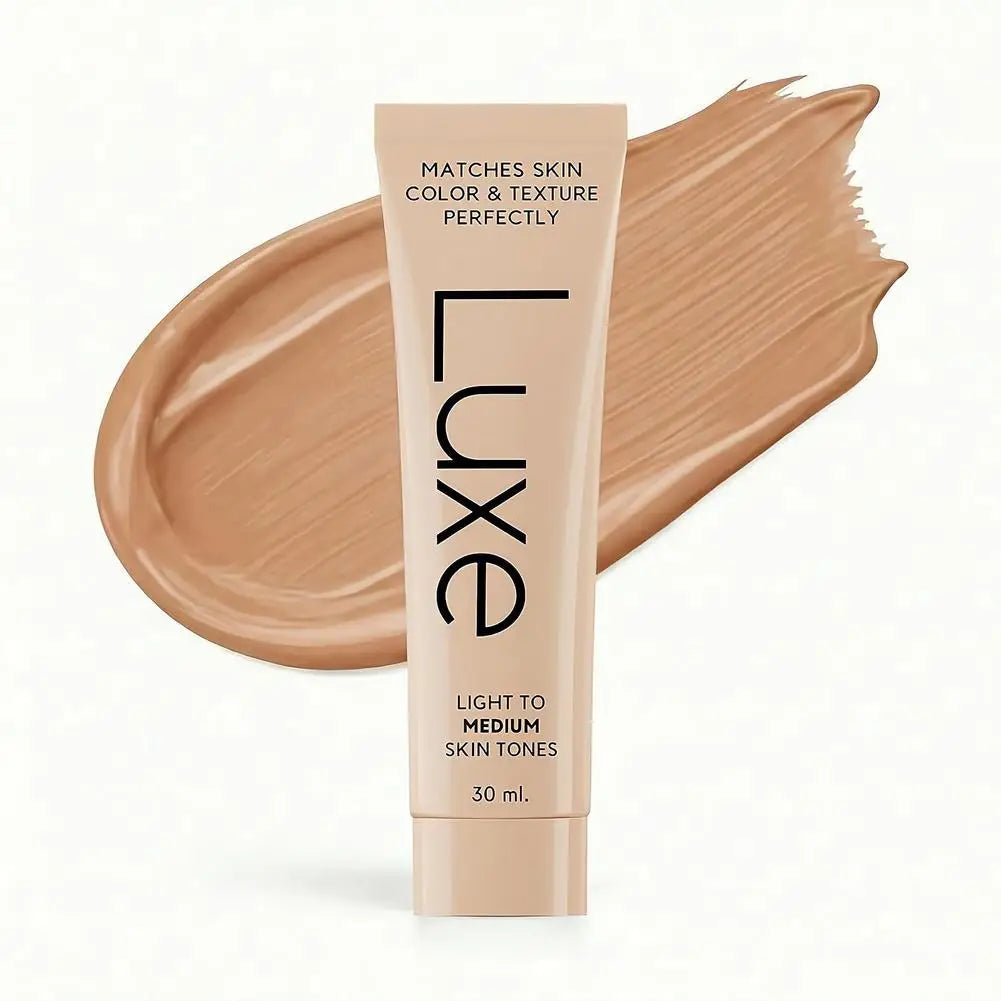 Luxe Skin Tone Matching Concealer Foundation, Waterproof Full Coverage Makeup to Hide Blemishes & Even Skin Tone Long Lasting