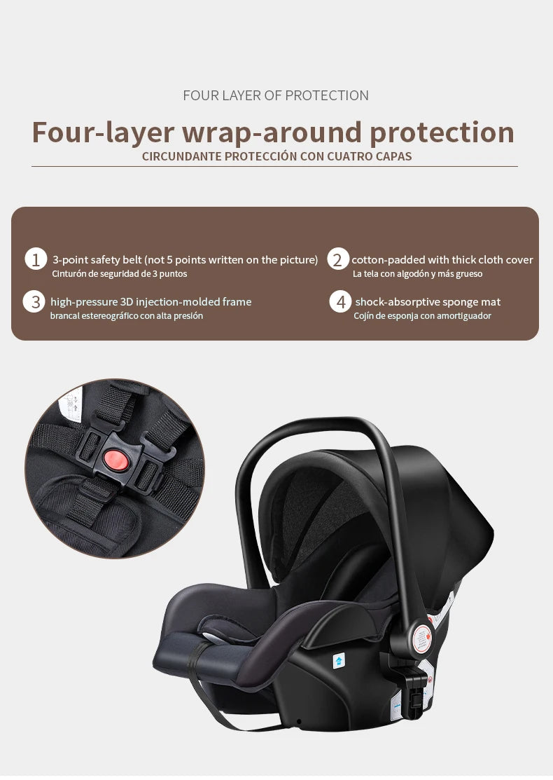 Baby Car Seat ISOFIX Child Seat 5-Point Safety Belt Car Seat for Children Child Car Seat Baby Safety Seat Kid‘s Seats MotherKids