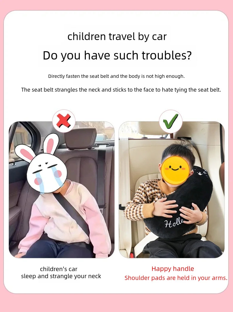Universal Baby Car Seat Belt Pillow And Sleep Positioner Protector Adjustable Shoulder Pad for Infant Car Safety Seat