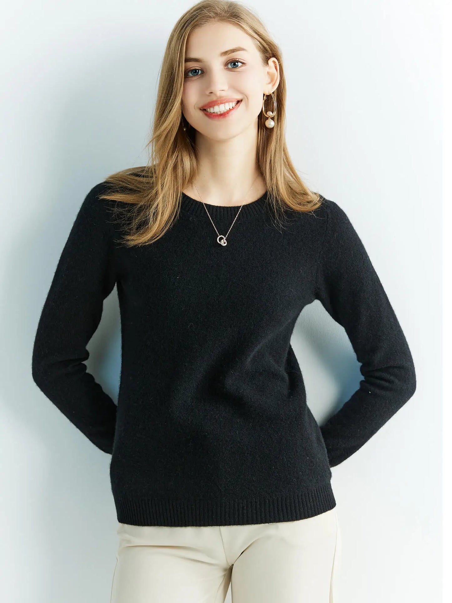 Knitted Sweaters Cashmere Sweater Women 100% Merino Wool O-Neck Vintage Pullovers 2022 Winter Autumn Jumpers Clothing Top Female