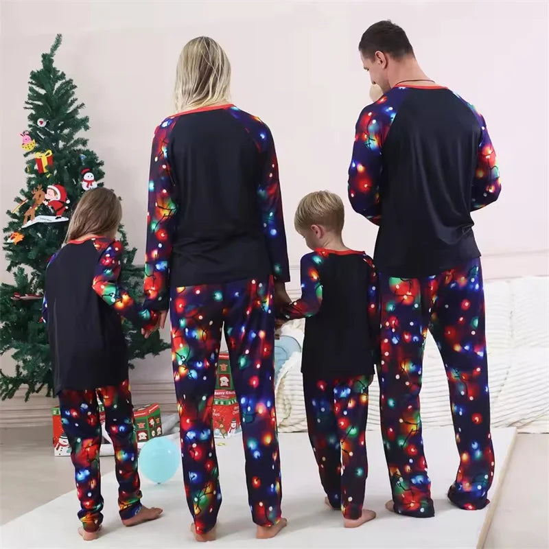 Christmas Family Pajamas Adults Kids Matching Outfits Cute Loose Sleepwear Mother Daughter Father Don Baby Romper Xmas Look Pjs