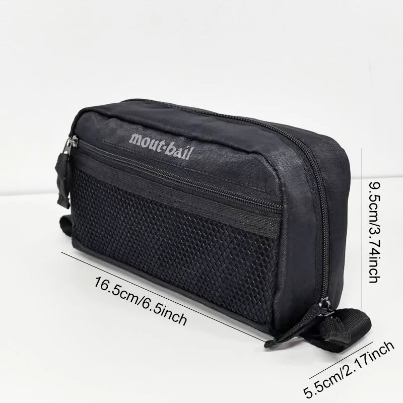Large Capacity Waterproof Makeup Bag • Multi-layer Ultra-light Mesh Wash Bag • Travel & Camping Cosmetic & Stationery Pouch