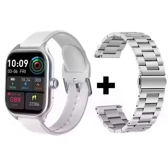 2025 Smart Watch Android IOS Phone 2.01 Inch Color Screen Bluetooth Answer Call Fitness Watches Tracker Smartwatch Women Men