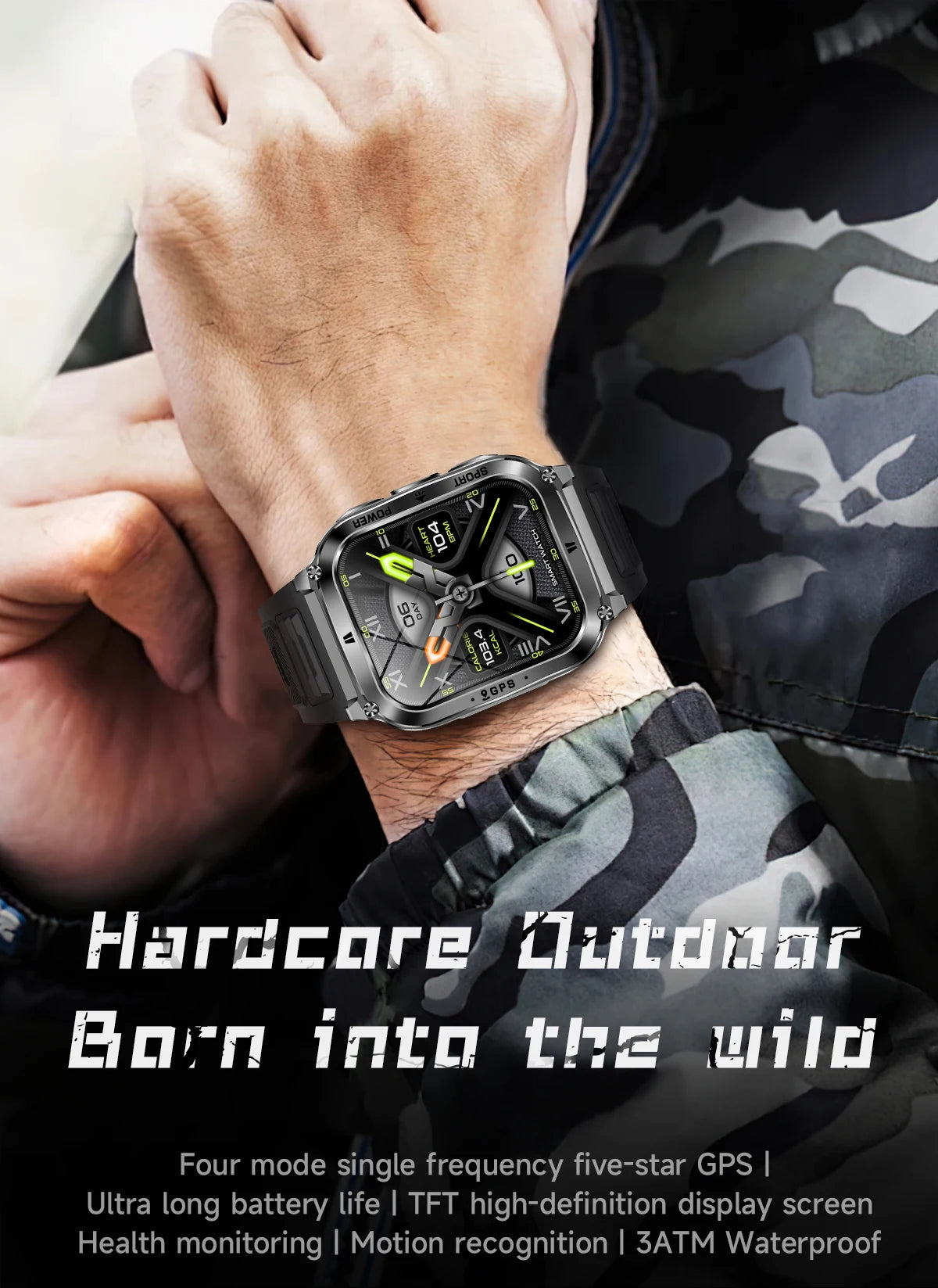 Smart Watch Men Women 1.83" AMOLED Screen 1000mAh Bluetooth Call Sports Fitness Bracelet IP68 Waterproof Smartwatch For Android