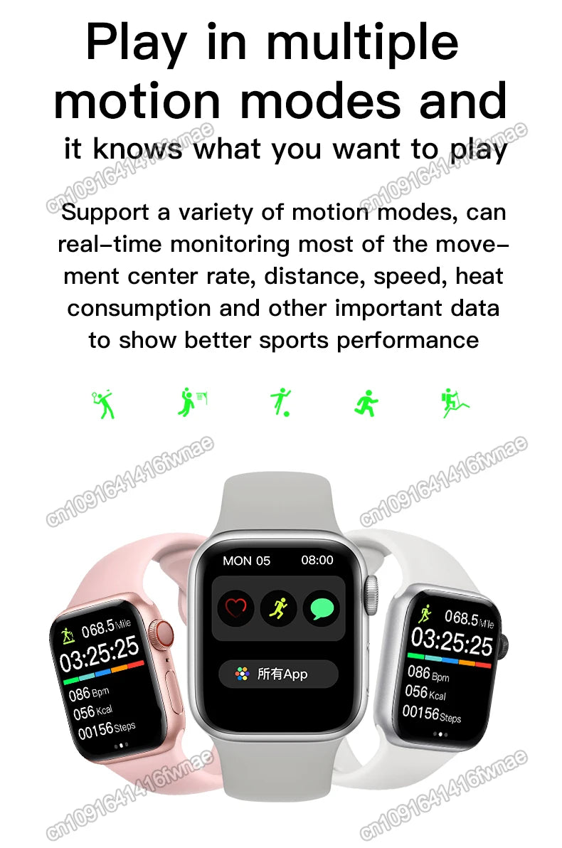 For Apple Watch Series 10 New GPS Smart Watch Men Always On Display Bluetooth Call Game Wireless Charging Women Sport Smartwatch