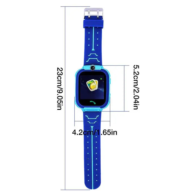 Kids Smart Watch SOS GPS Location Tracker Voice Call Chat Camera Flashlight Waterproof Smartwatch Children HD Touch Screen Watch