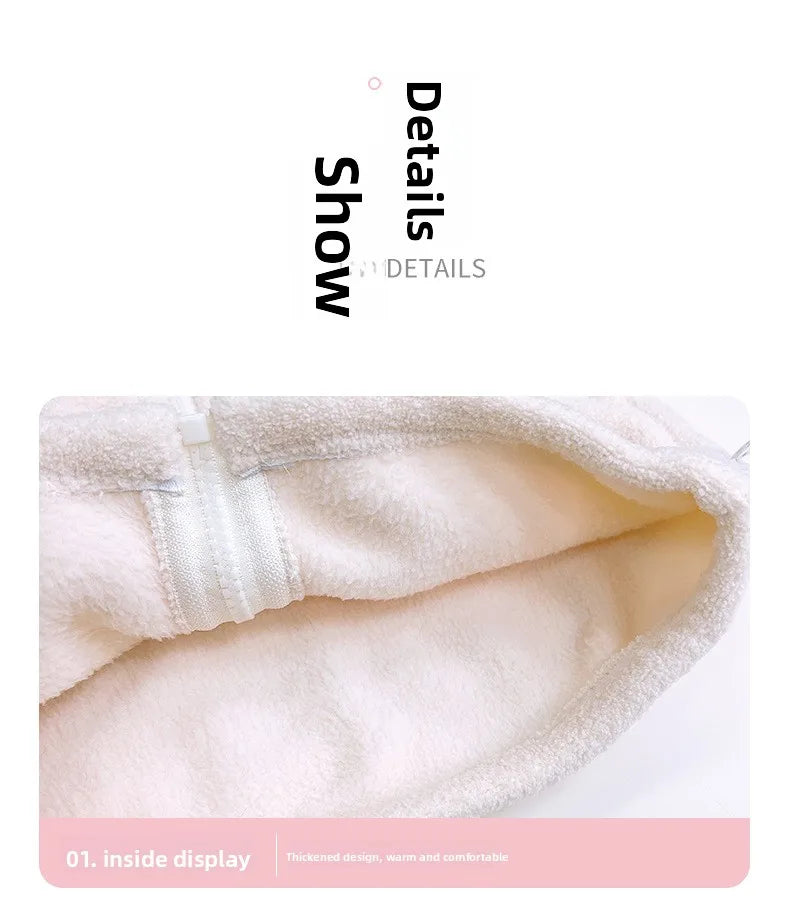 2026 New Girls Jackets Autumn Coat Winter Thermal Fleece Jacket for Children 1-10Yrs Kids Coats Warm Korean Outerwear