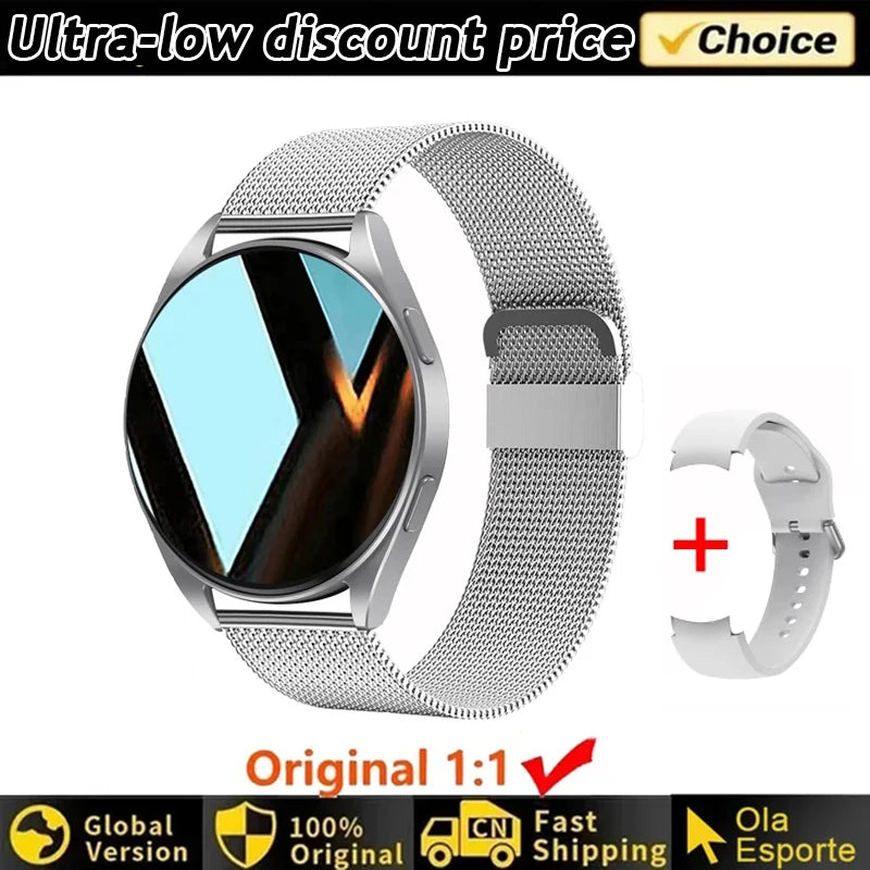 Smartwatch Women Watch 6 Health Monitoring Watch Waterproof Voice Assistant Bluetooth Call Smart Watch 2026 New Sports Watch