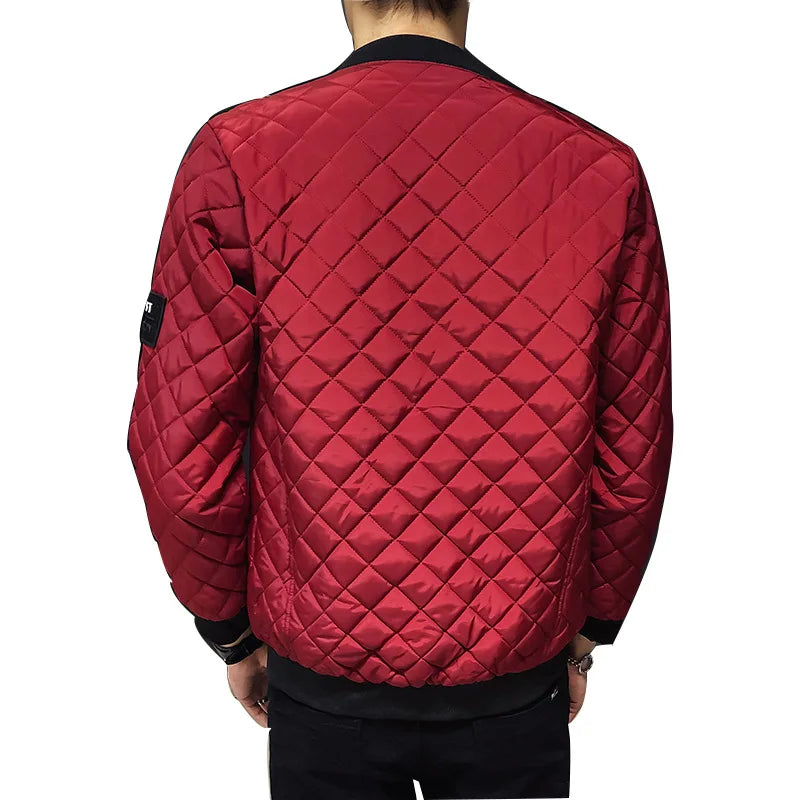 Zipper Men Jackets Autumn Winter Casual Fleece Coats Fashion Male Outwear Slim Fit Parka Plus size 6XL men Bomber Jacket New