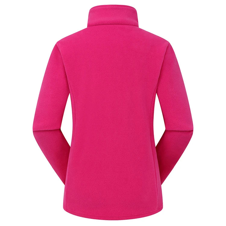 Winter Women's Wool Jacket Stand Collar Warm Breathable Cold Resistant Casual Comfortable Outdoor Travel Hiking Clothing