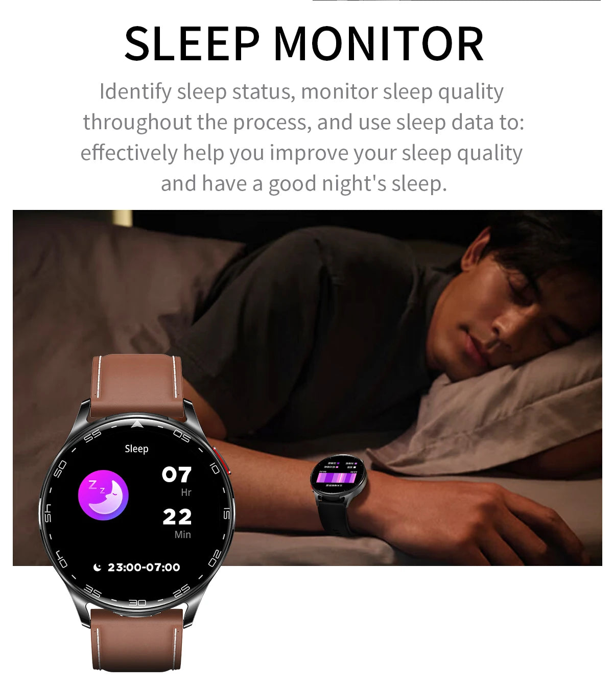 LIGE 2 In 1 TWS Headset Smart Watch 1.39" Women Men Sport Fitness Heart Rate Health Tracker Watches Earphone Music Smartwatch