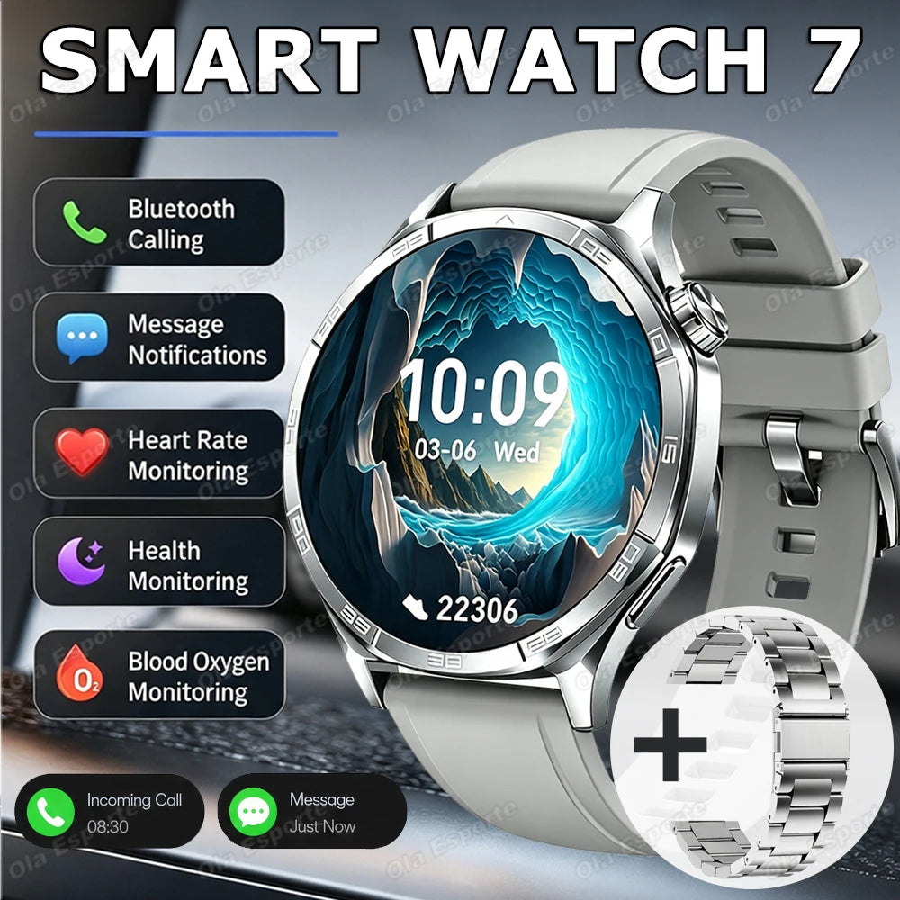 Men Smart Watch 1.52" HD Screen Bluetooth 5.4 Wireless Call Information Reminder Health Monitor Smart Watch IP68 Waterproof HT30
