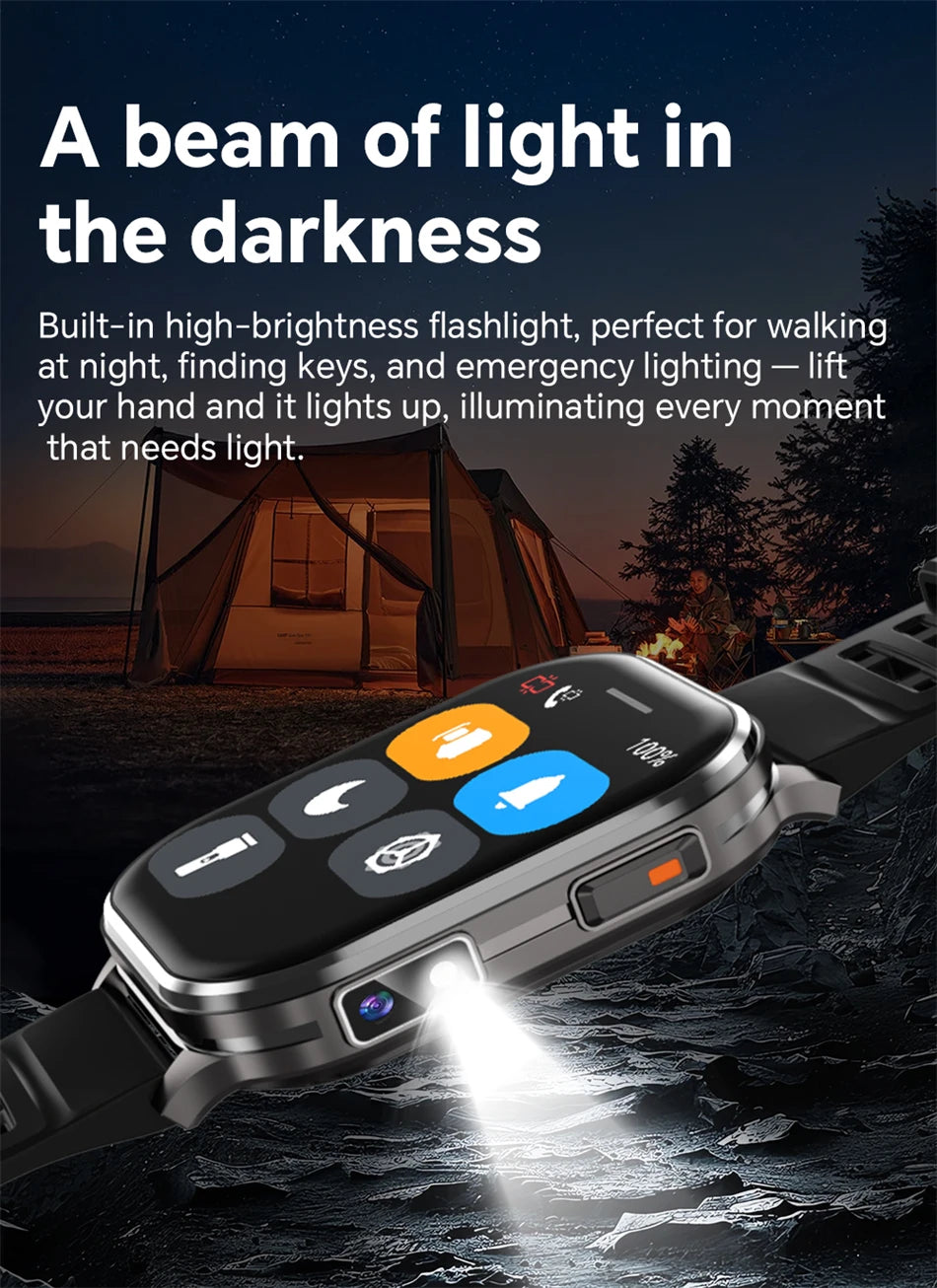2026 New Smart Watch With Camera Men Women Photos Record Video Health Sports Fitness IP68 Waterproof Call Recording Smartwatches