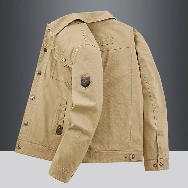 Men Jackets outdoor Slim fit Coats Casual Jackets High Quality Male wear Multi-pocket Cargo Jackets And Coats plus Size 5XL