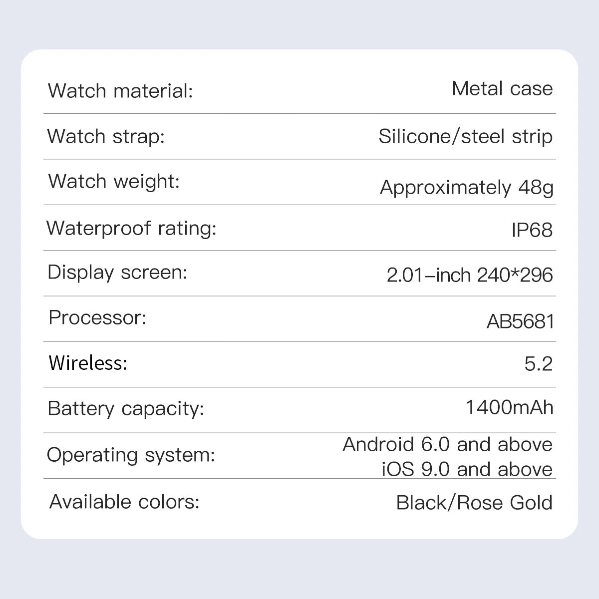 LIGE New Smart Watch Men Women 1400mAh Ultra Battery 2.01Inch HD Screen LED Flashlight IP68 Waterproof Bluetooth Call SmartWatch