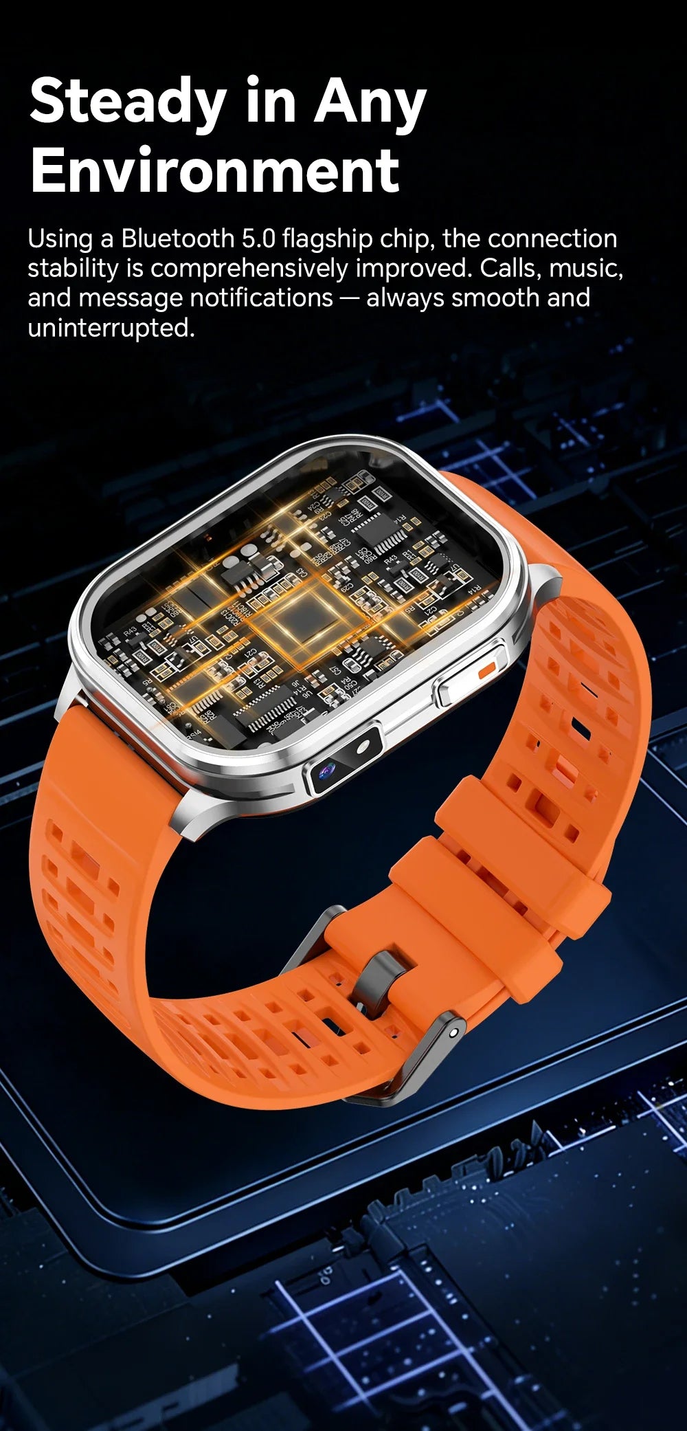 Outdoor Smart Sports Watches 2.01" 30W Camera Take Photo Video Recording Music BT Call Health Sports Mode Waterproof Smart Watch