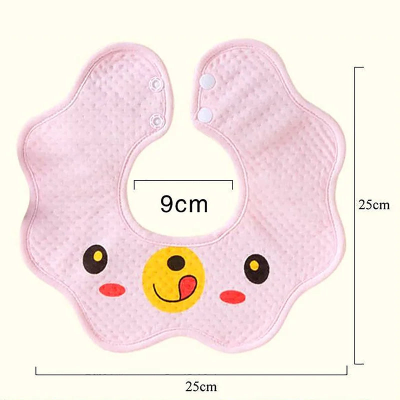 Baby Bibs Infant Cotton Scarf Feeding Saliva Towel Bandana Burp Cloth for Newborn Boys Girls Bib Eating Accessory
