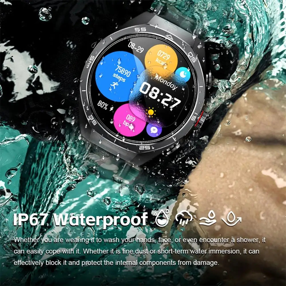 2026 New Smart Watch Men TWS 2-in-1 Bluetooth Earphones With Built-in Speaker HIFI  1.53HD SCreen Bluetooth Call IP67 Waterproof