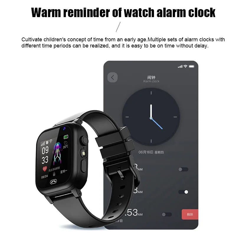 Kids 2G Smart Watch Sim Card Video Call  SOS GPS Location Phone Watch Camera Location Tracker Waterproof Child Smartwatch Girls