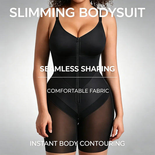 Fajas Colombianas High Compression Shapewear Bodysuit - Tummy Control, Butt Lifter & Postpartum Recovery Body Shaper for Women