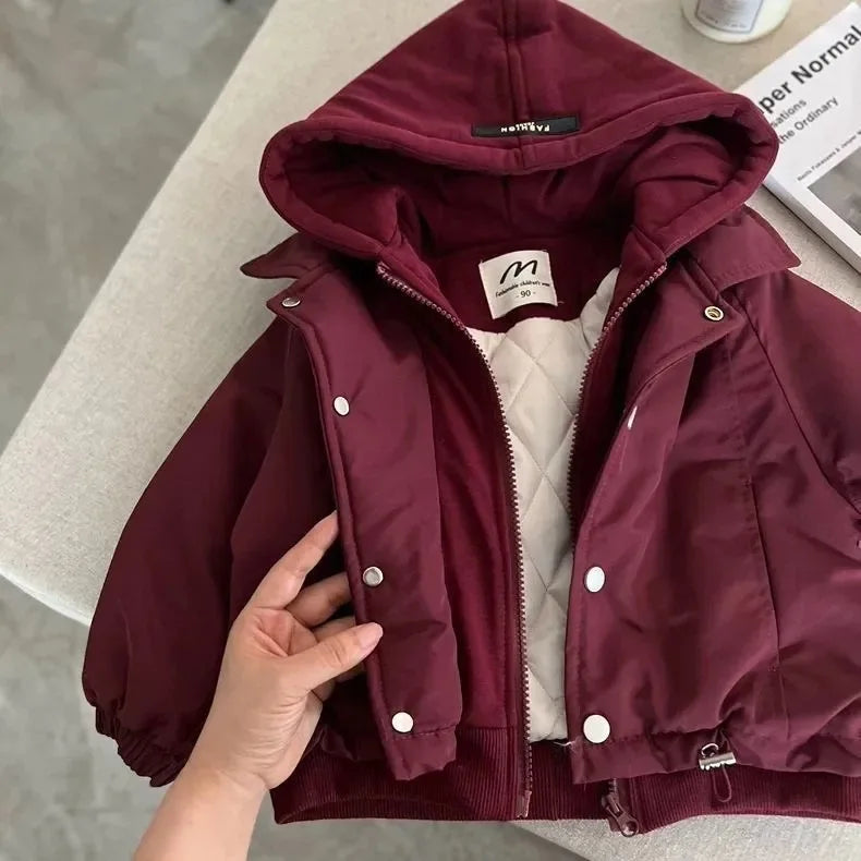 Children Clothing Baby Coat Winter Hoodie Thick Cotton Jacket Girls Kids Jackets for Girls Winter Clothes for Boys Ropa De Niña