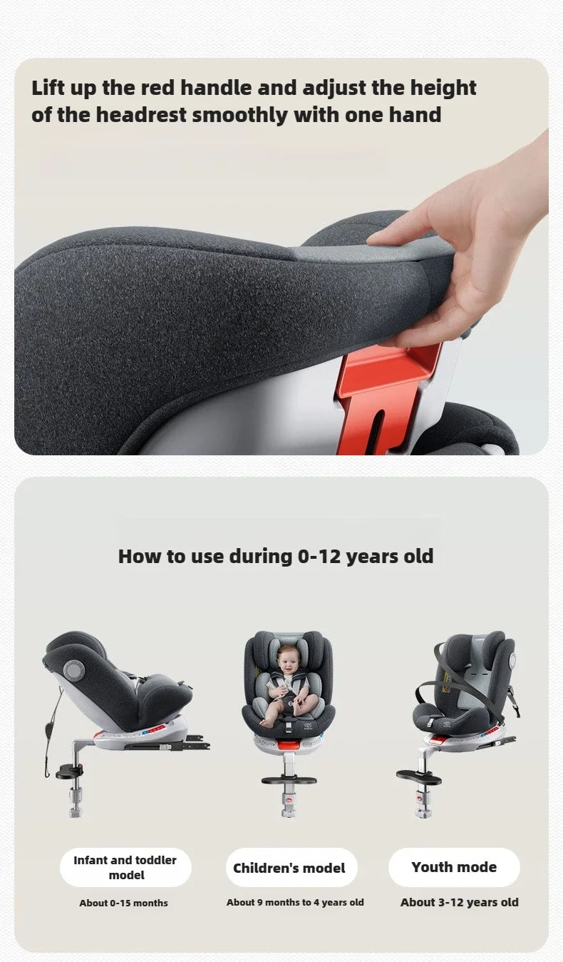 EU STOCK Baby child safety seat infant 0-4 years old baby car seat  baby car seat newborn can sit or lie down ECE standard