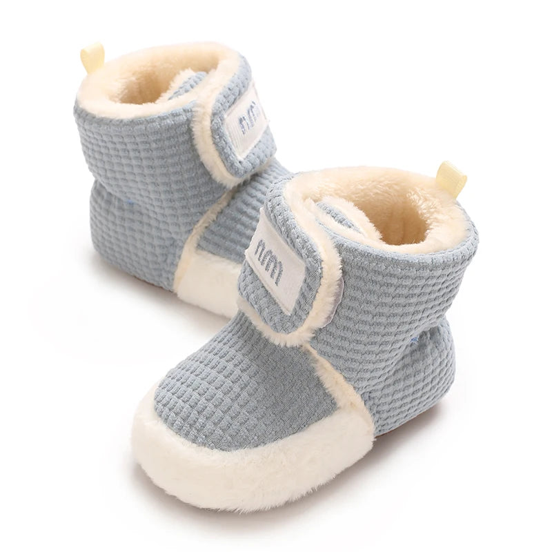 Winter Boots For Baby Boys And Girls Snow Soft Sole Anti Slip And Warm Flat Shoes Baby's First Walking Baby Shoes Boots 0-18
