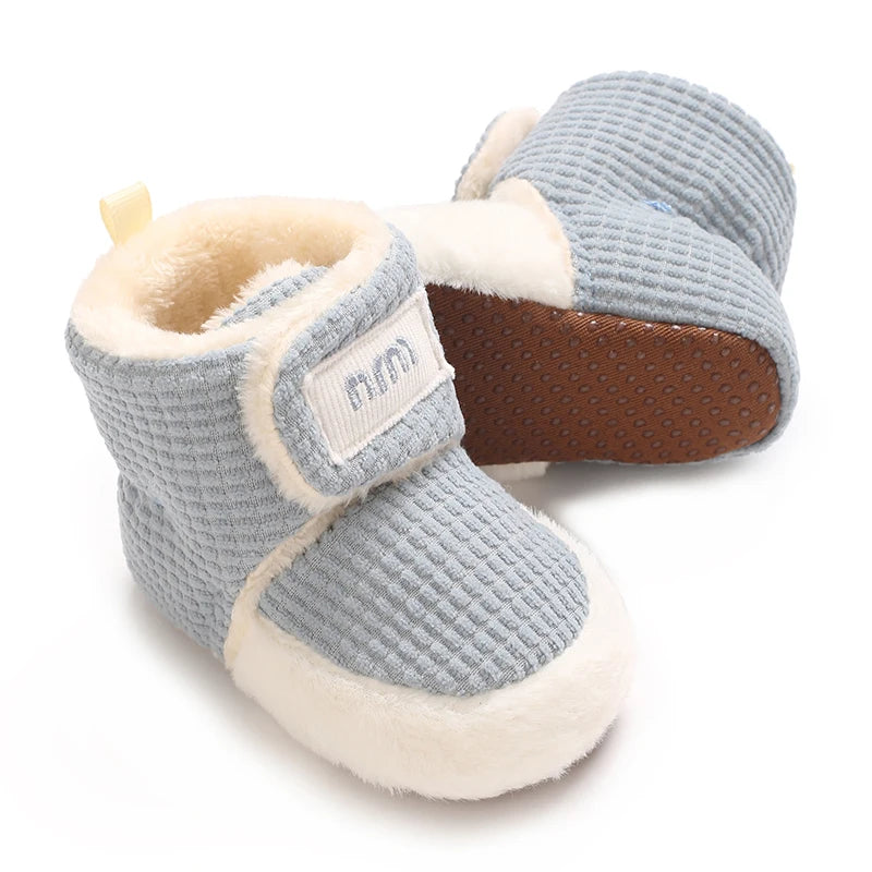 Winter Boots For Baby Boys And Girls Snow Soft Sole Anti Slip And Warm Flat Shoes Baby's First Walking Baby Shoes Boots 0-18
