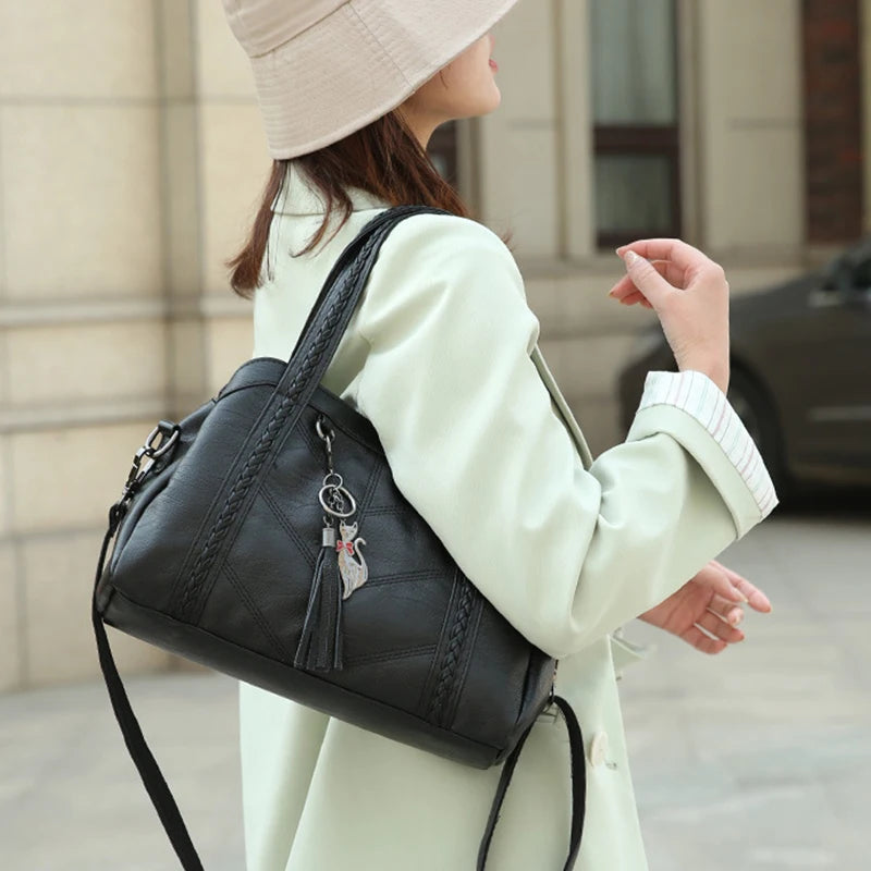 Women Luxury Handbags For Women PU Leather Bag High Quality Female Shoulder Bags Famous Designer Crossbody Bag Sac A Main