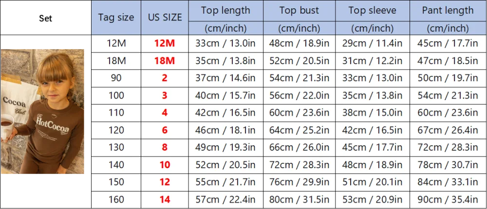 AP AW26 Cotton Cocoa Club Collction Children Girl Boy Fashion Letter Print Family Matching Clothing Kids Casual Clothes