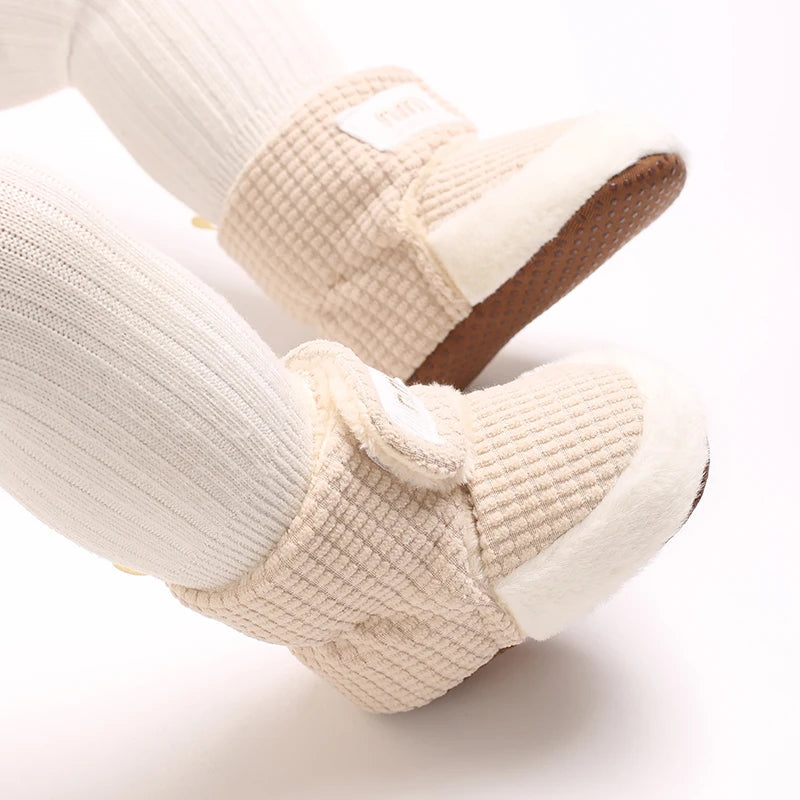 Winter Boots For Baby Boys And Girls Snow Soft Sole Anti Slip And Warm Flat Shoes Baby's First Walking Baby Shoes Boots 0-18