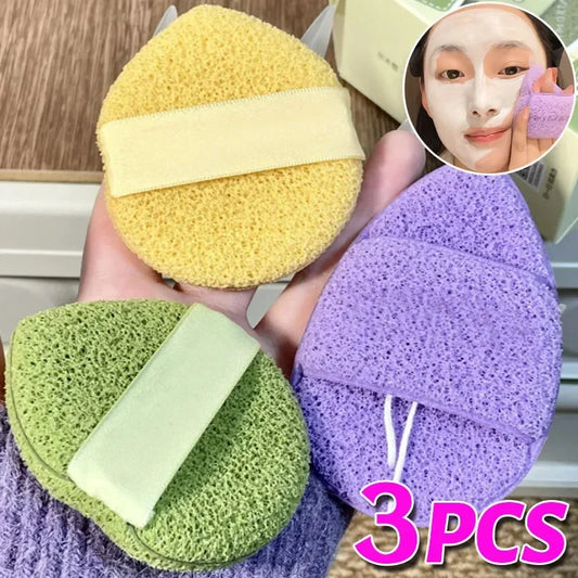 Mud Mask Cleaner Puff Exfoliating Blackhead Removal Face Wash Cleansing Sponge Makeup Remover Foam Sponge Face Clean Pads Tool