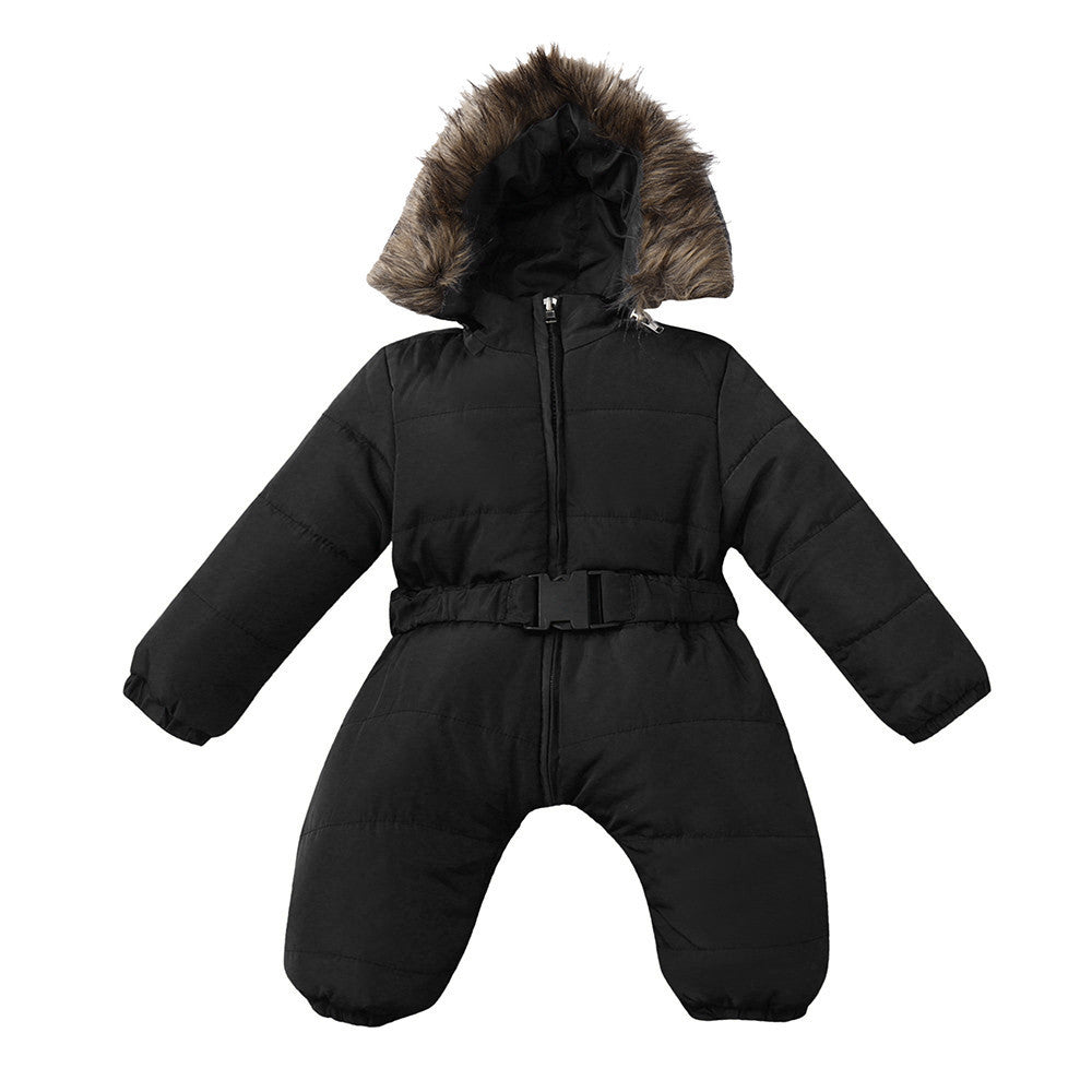 Winter Clothes Infant Baby Snowsuit Boys Girls Romper Jacket Hooded Down&Parkas Jumpsuit Warm Thick Coat Outwear Infant Clothing