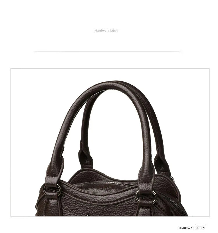 Luxury Women's Tote PU Leather Soft Crossbody Bags Women Designer Handbags High Quality Large Casual Female Messenger Sac