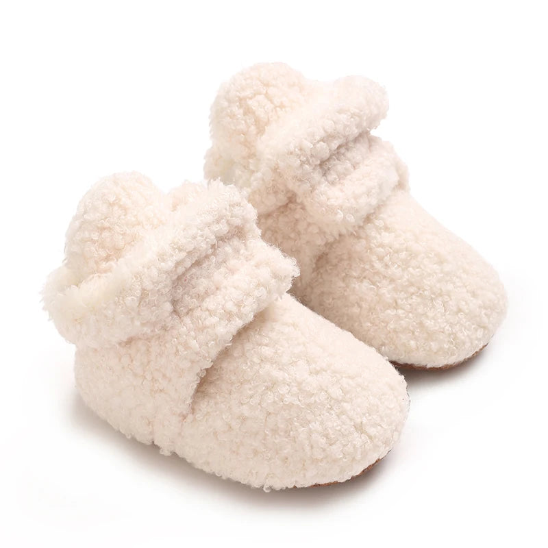 Winter Boots For Baby Boys And Girls Snow Soft Sole Anti Slip And Warm Flat Shoes Baby's First Walking Baby Shoes Boots 0-18