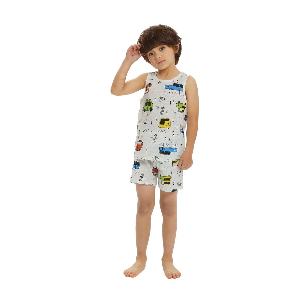 Children Pajamas for Girls Boys 1 to 2 3 4 5 6 7 8 9 Years Cotton Green Pink Toddler Girl Pijama Short Set Teen Boy Pyjama Suit