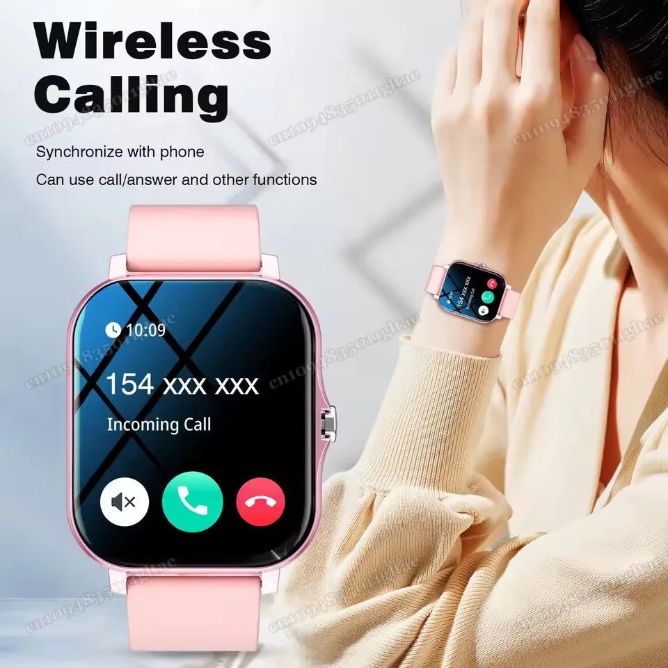 Smart Watch For Android IOS Watches 2.01inch HD Display Bluetooth Call Message Alert Music Sports Mode Smartwatch Men Women Gift
