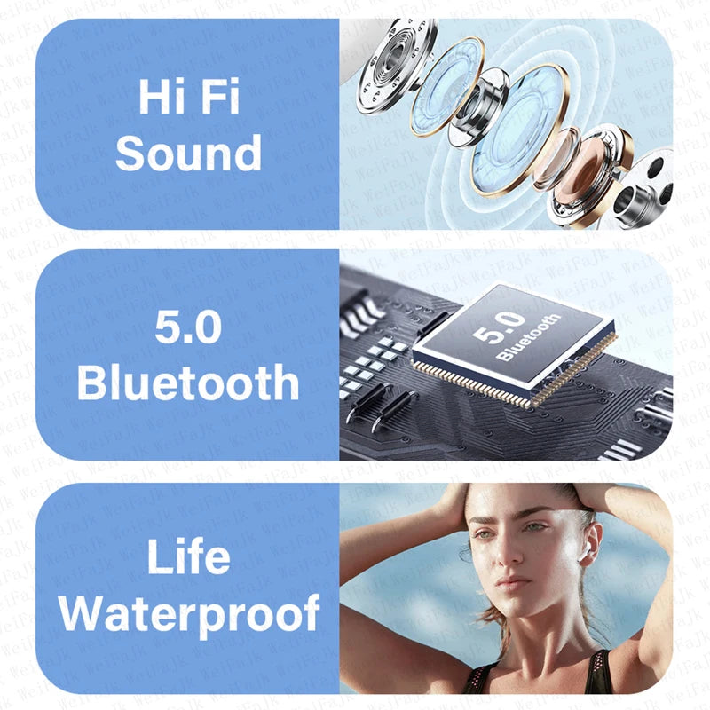 Original Air Pro 6 TWS Max Wireless Bluetooth Earphones In Ear Earbuds Noise Cancelling Headset For Airpodding iPhone Android