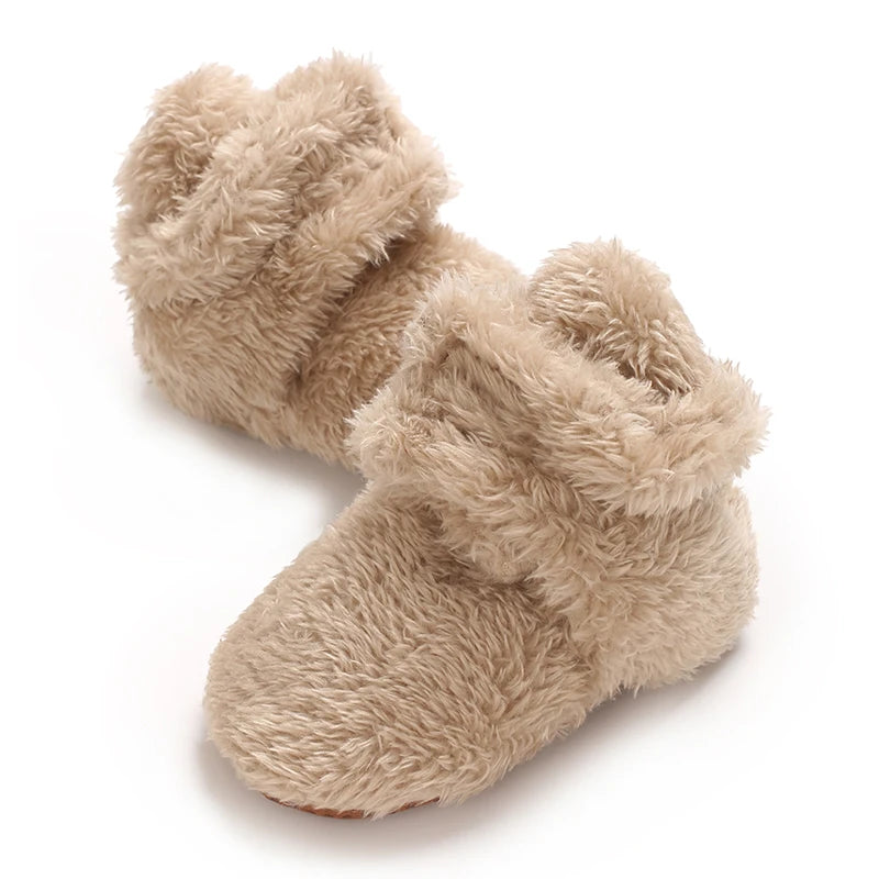 Winter Boots For Baby Boys And Girls Snow Soft Sole Anti Slip And Warm Flat Shoes Baby's First Walking Baby Shoes Boots 0-18