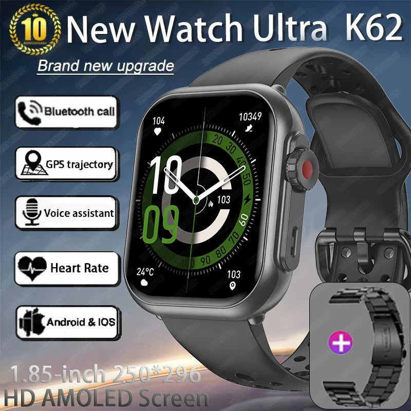 2025 New Smart Watch Women Bluetooth Call Watch Fitness Tracker Waterproof Sport Smart Clock Fashion Ladies Men Smartwatch Woman