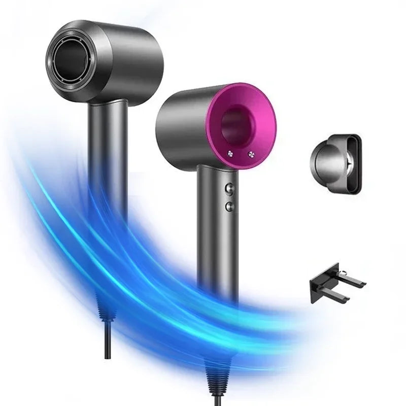 High-speed bladeless hair dryer, professional negative ion hair dryer, quick drying, powerful 1600W home styling tool