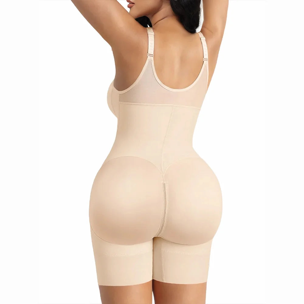 Fajas Colombianas High Compression Shapewear Bodysuit - Tummy Control, Butt Lifter & Postpartum Recovery Body Shaper for Women